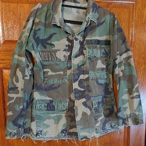 U.S. Military Other - Adult Camouflage Military Jacket 'US Airforce' Size Small